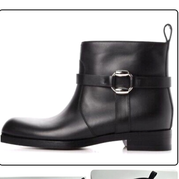 GUCCI ANKLE BOOTS BLACK - Picture 1 of 7